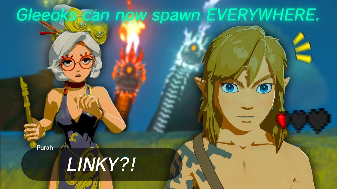 Tears of the Kingdom but EVERYTHING is random