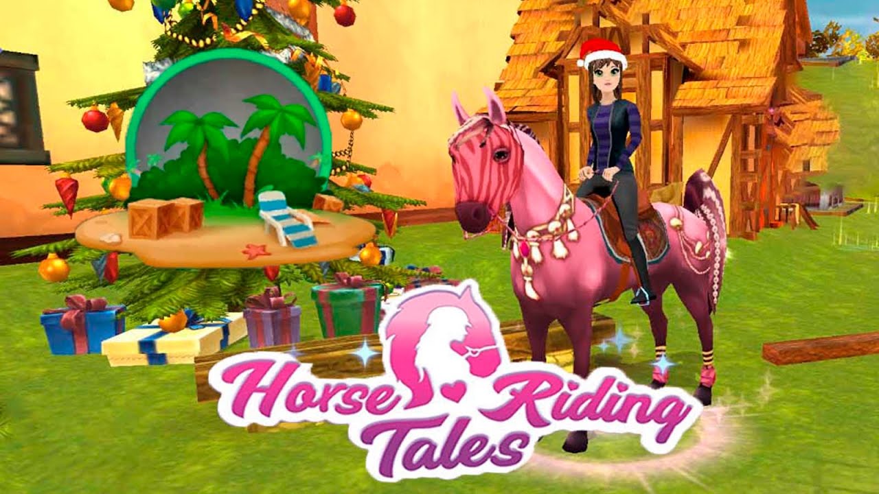 Посещаем остров игрока и проходим задания на уровне 20 🌺 Horse Riding Tales