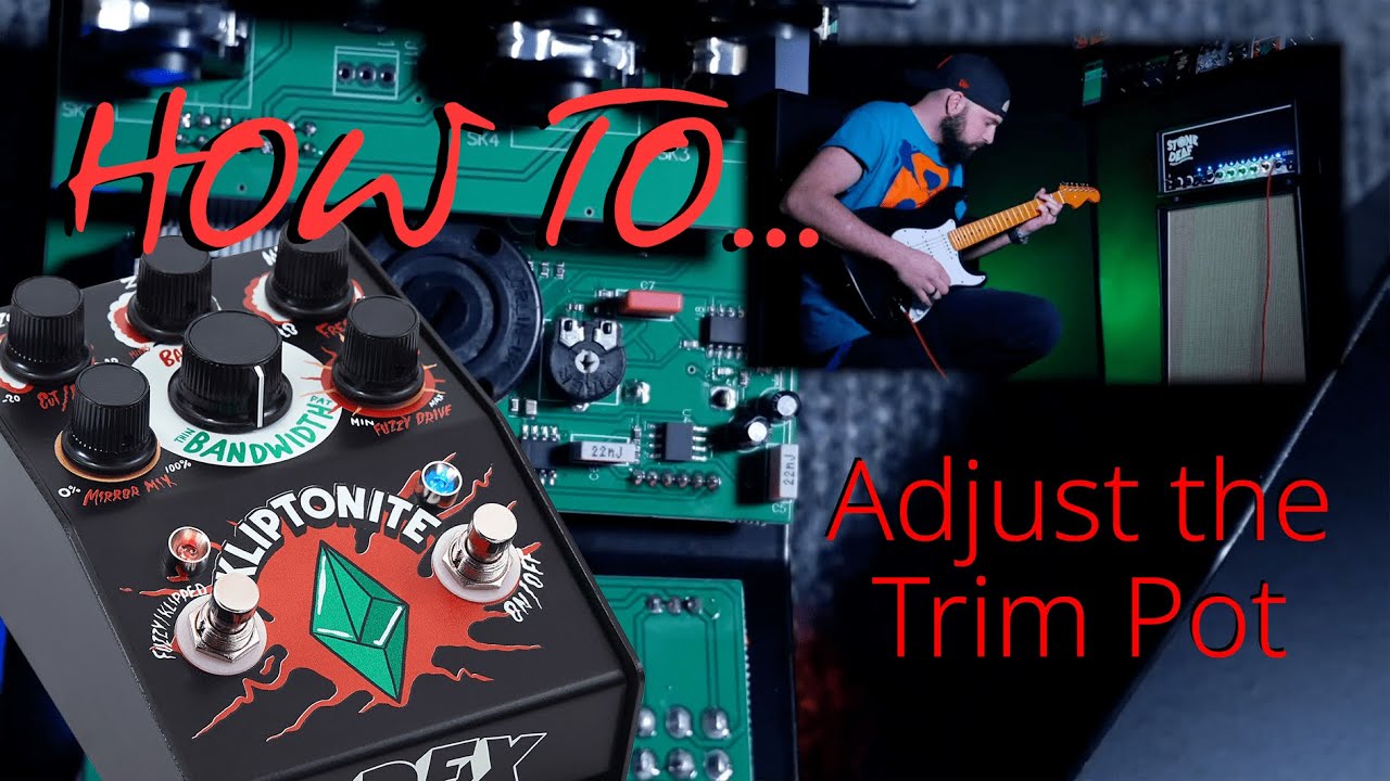 HOW TO ADJUST THE INTERNAL TRIM POT - LTD EDITION BLACK KLIPTONITE