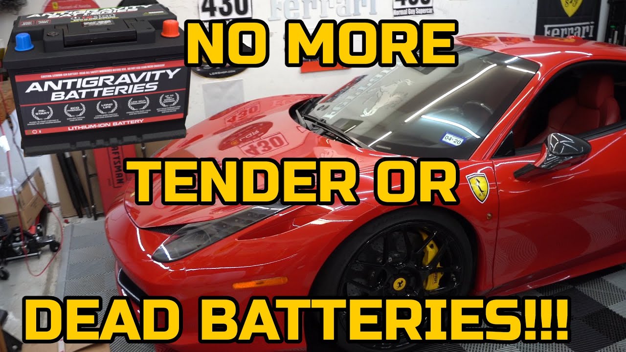Antigravity Lithium Ion Battery - FERRARI 458 INSTALLATION