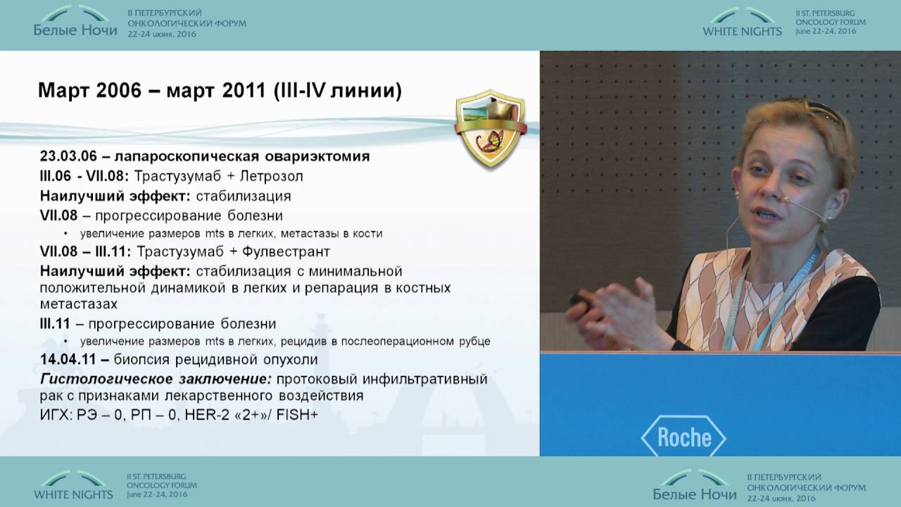 Клинический случай терапии пациентки HER2 - положительным раком молочной железы
