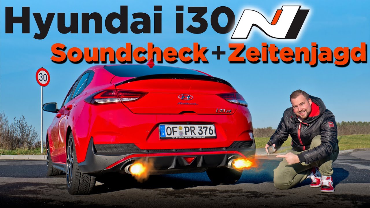 Hyundai i30N Performance Fastback - 275PS / 378Nm - 0-100kmh / 100-200kmh - Zeitenjagd + Soundcheck!