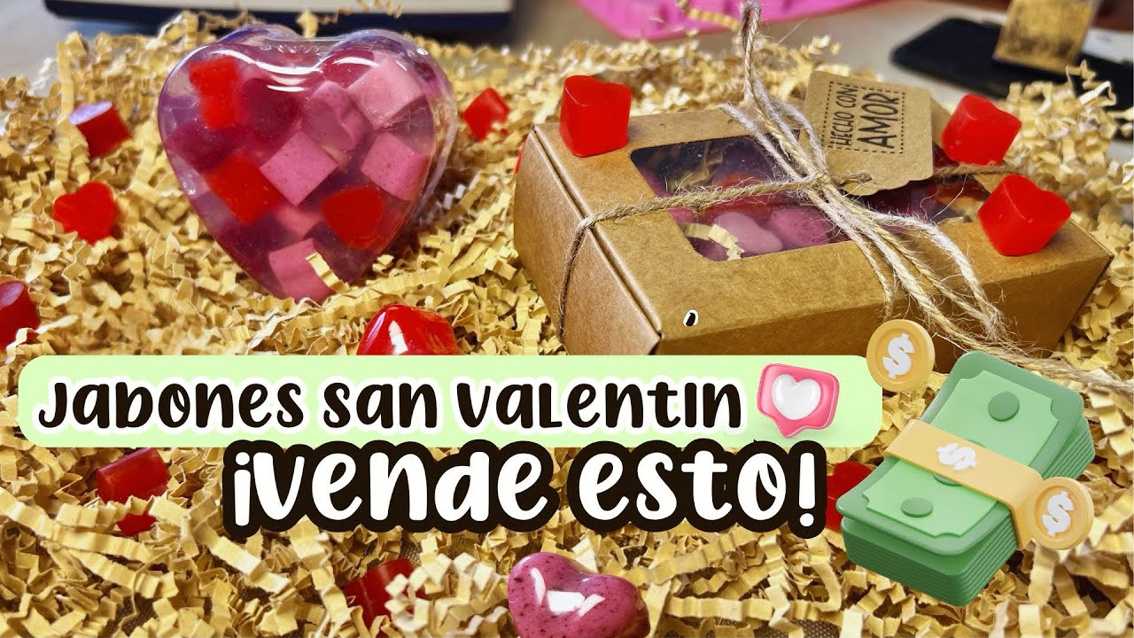 Convierte San Valentín en un NEGOCIO con esta receta de jabones! 💰