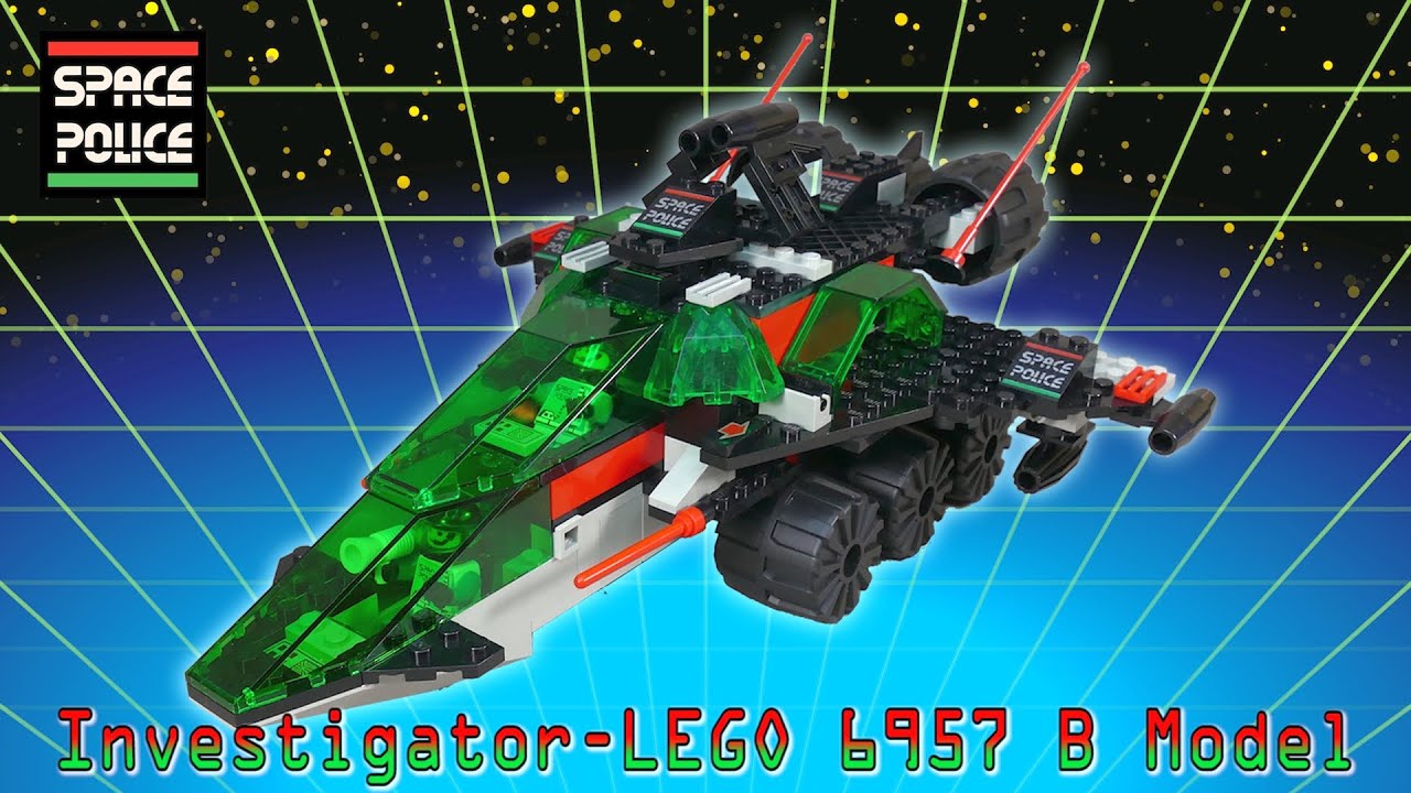 6957 Investigator - Space Police 2 Solar Snooper Alternate Build with Free Instructions @grohl666