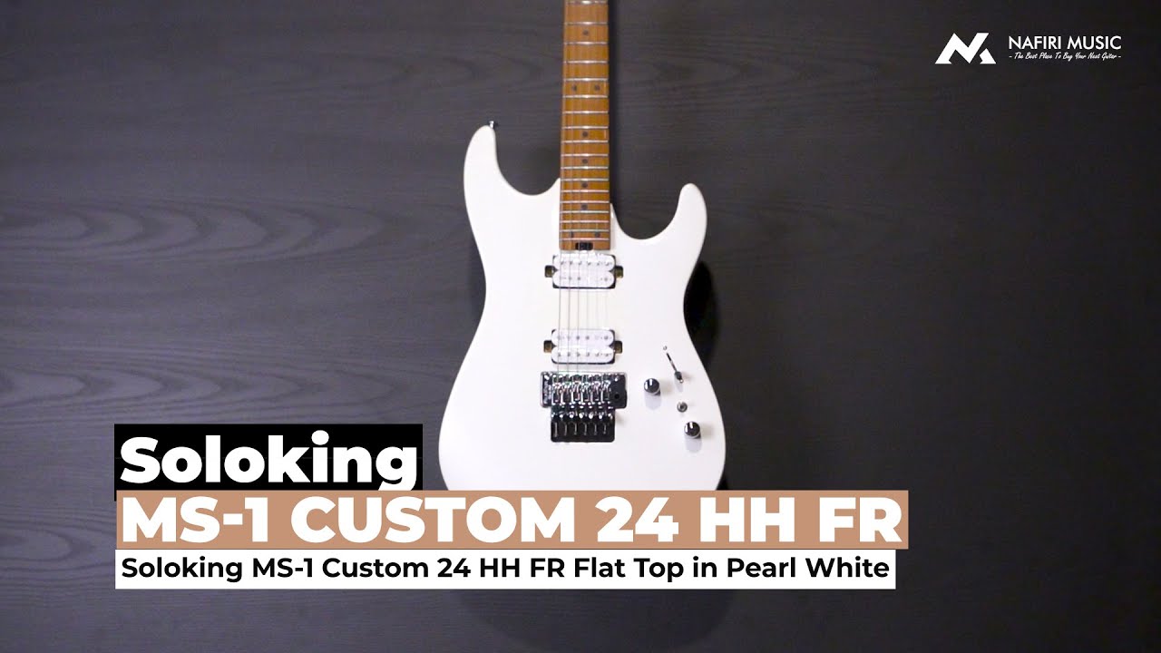 Soloking MS-1 Custom 24 HH FR in Pearl White Nafiri Special Run