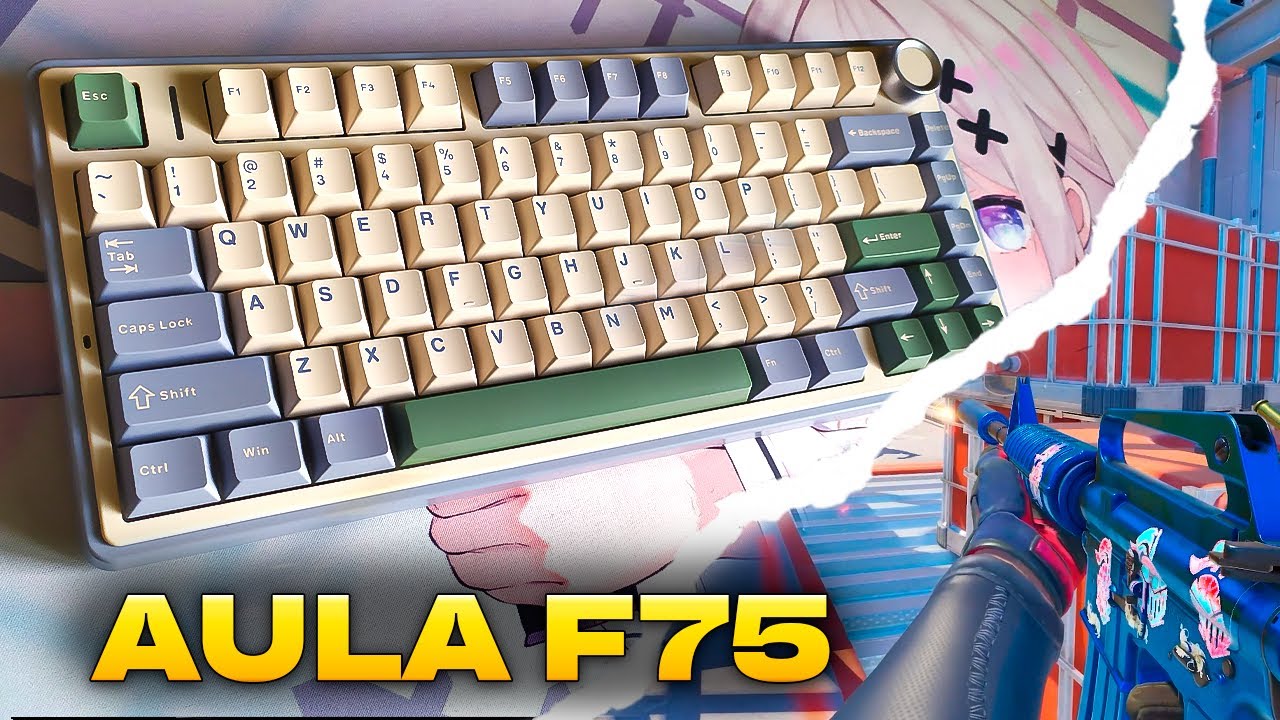 AULA F75 UNBOXING & RELAXING CS2 GAMEPLAY ASMR