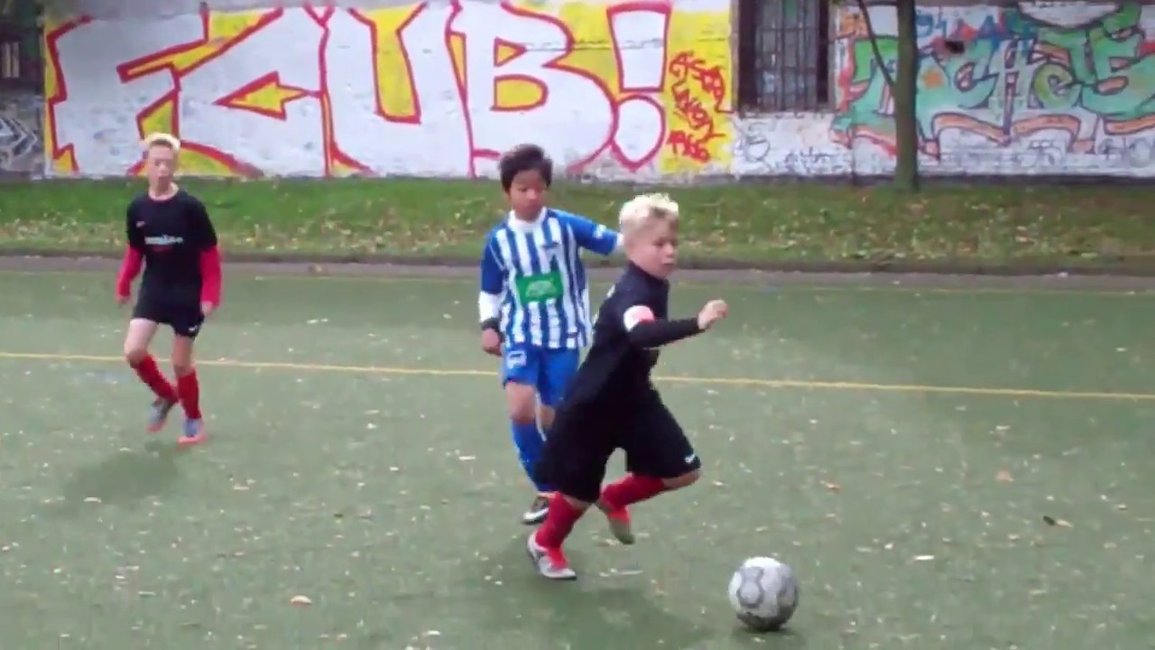 Berolina Stralau vs Hertha BSC - Die erste HZ - Saison 2017/18 - 2.D 2006er