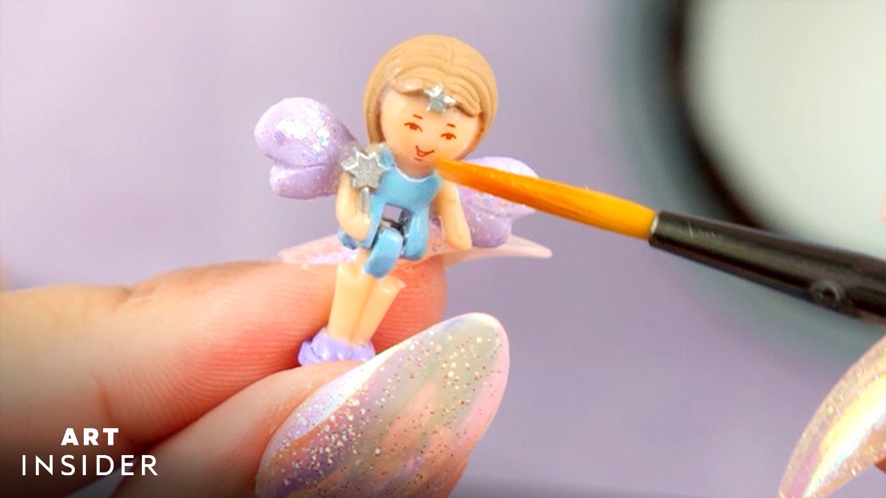 How A 28-Year-Old Polly Pocket Set Is Professionally Restored