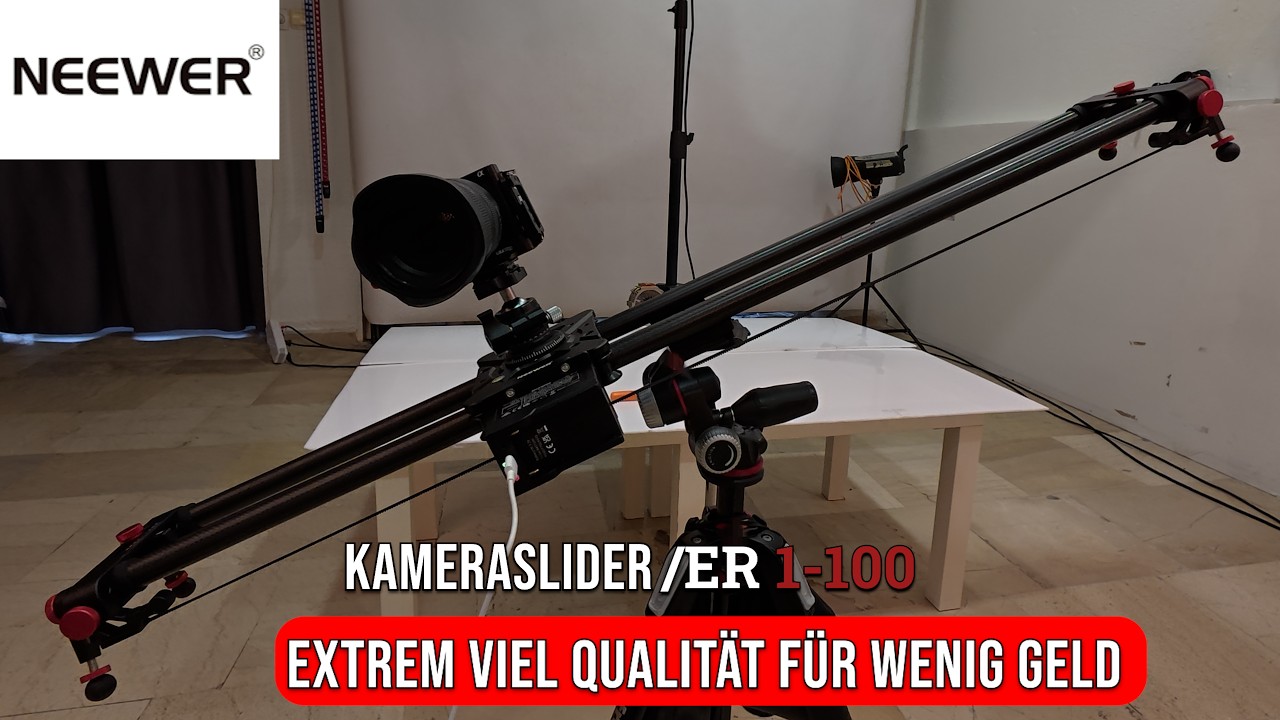 Kameraslider ER1-100 von Neewer I Extrem viel Qualität für wenig Geld  @NeewerOfficial