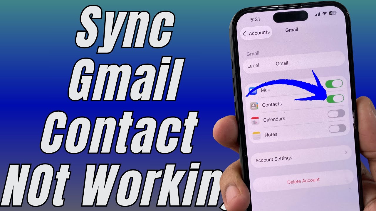 Fix iPhone Contacts not Syncing with Gmail in 2026