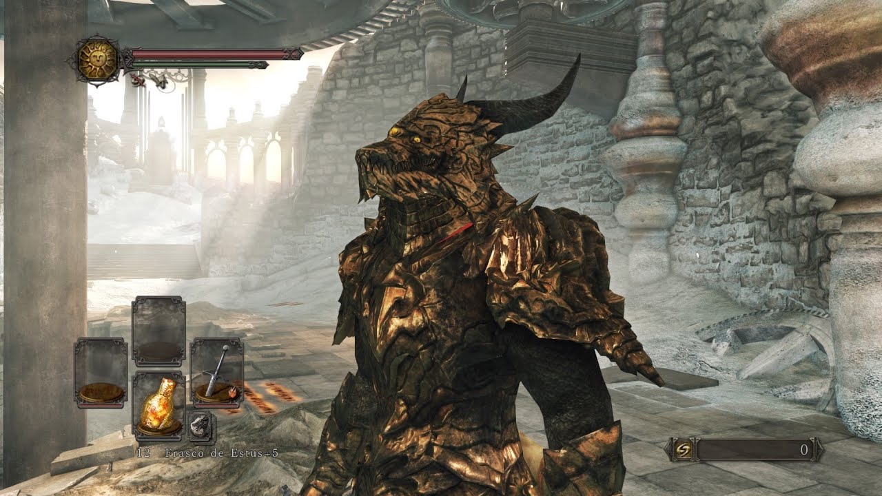 Dark Souls 2 - conseguindo a Armadura do Drag&atilde;o
