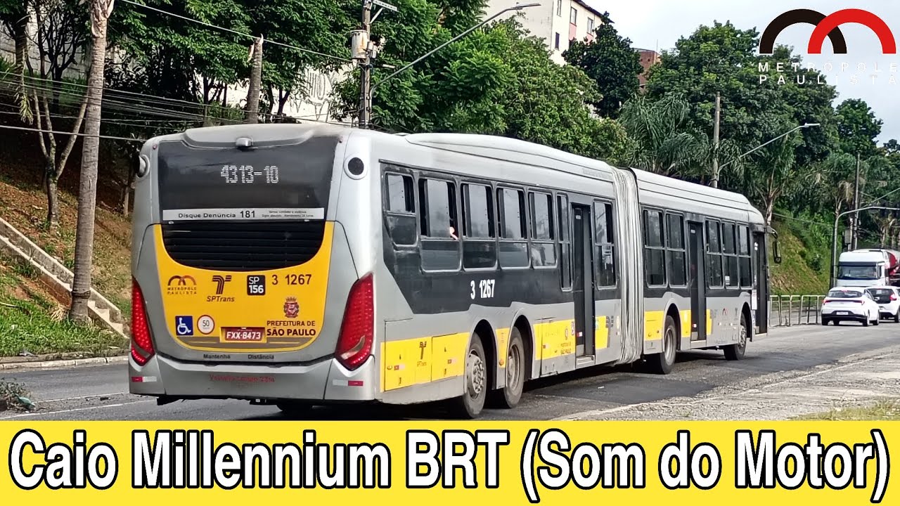 (Som do Motor) Caio Millennium BRT Mercedes-Benz O-500UDA Euro V (Escape Furado) 3 1267