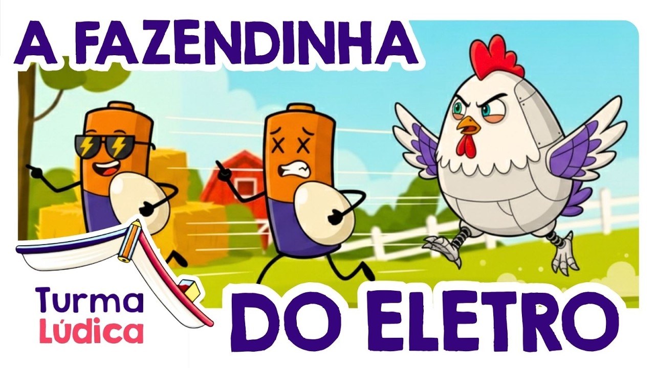 A Fazendinha do Eletro | Desenho Educativo Infantil sobre o Uso das Telas | Música Infantil