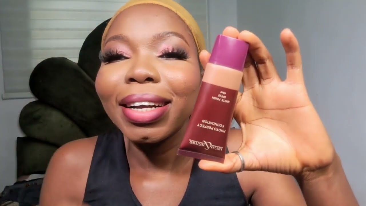 FOUNDATION REVIEW: HEGAI AND ESTHER  STUDIO PERFECT FOUNDATION.  Nigeria Makeup brand 2025