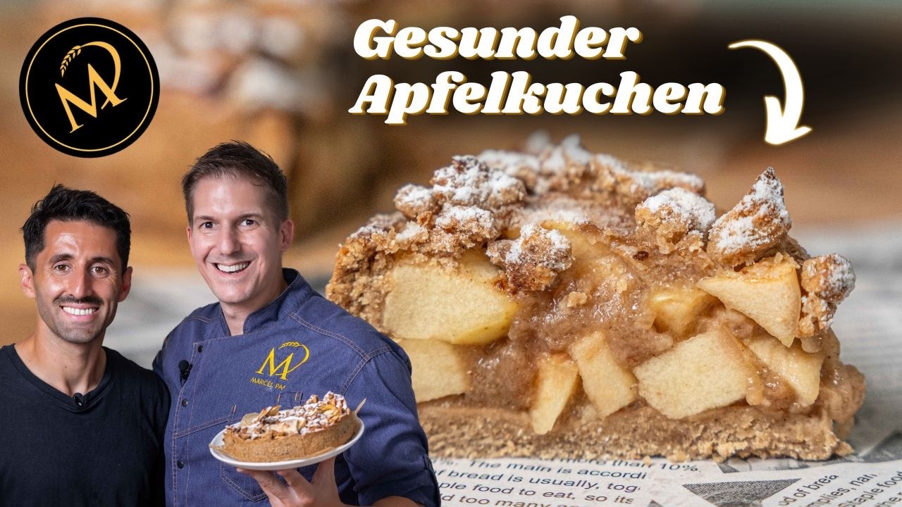 Der ges&uuml;ndeste Apfelkuchen mit likegian - vollwertig, vegan und lecker - Apfel-Streuselkuchen