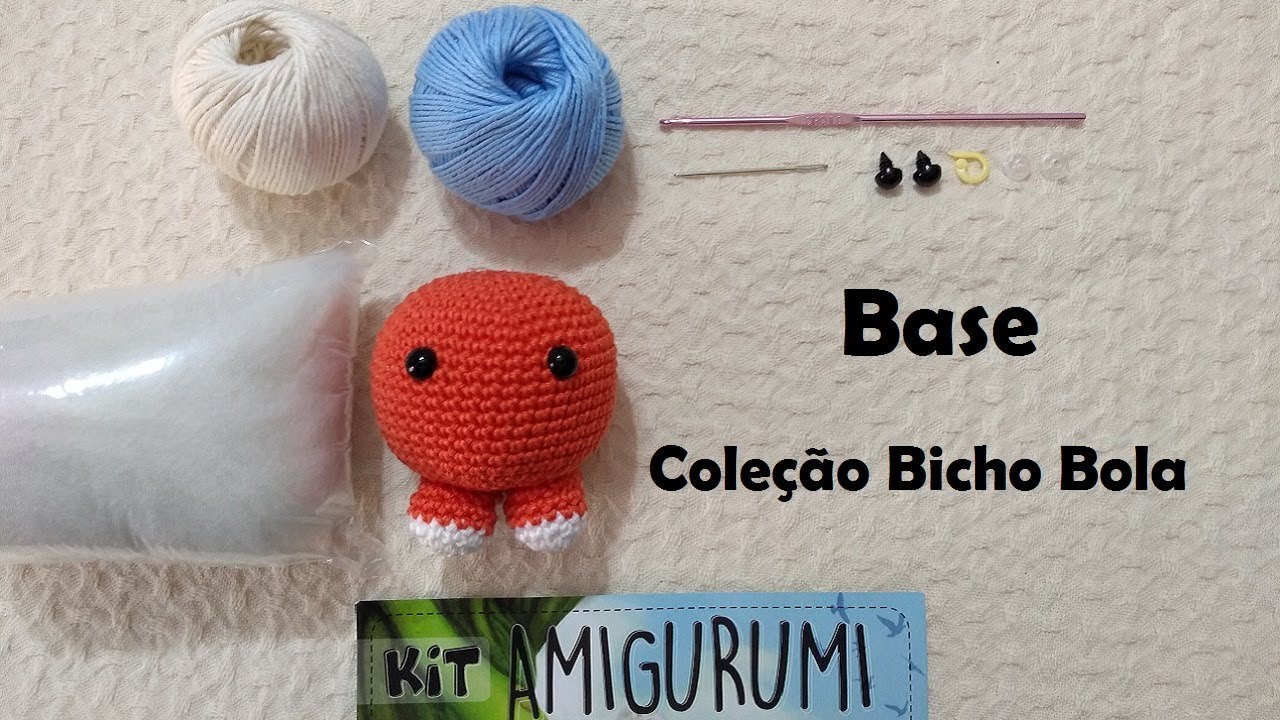 Amigurumi Bicho Bola - Base da coleção - Kit Amigurumi Círculo