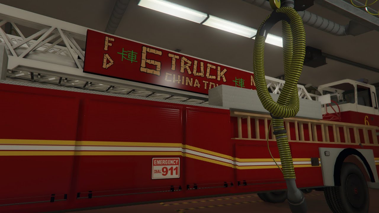 GTAV FDNY Truck 6 and Engine 9 Responding