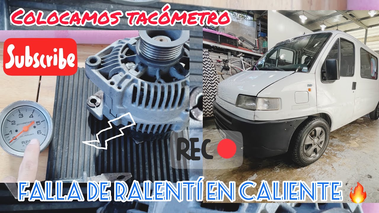 Tacometro cuenta vueltas para diesel Proyecto Ducato camper🚐