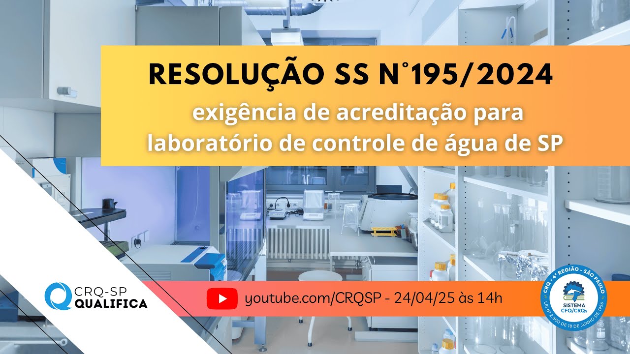Resolução SS n° 195/2024 - Exigência de Acreditação para Laboratório de Controle de Água