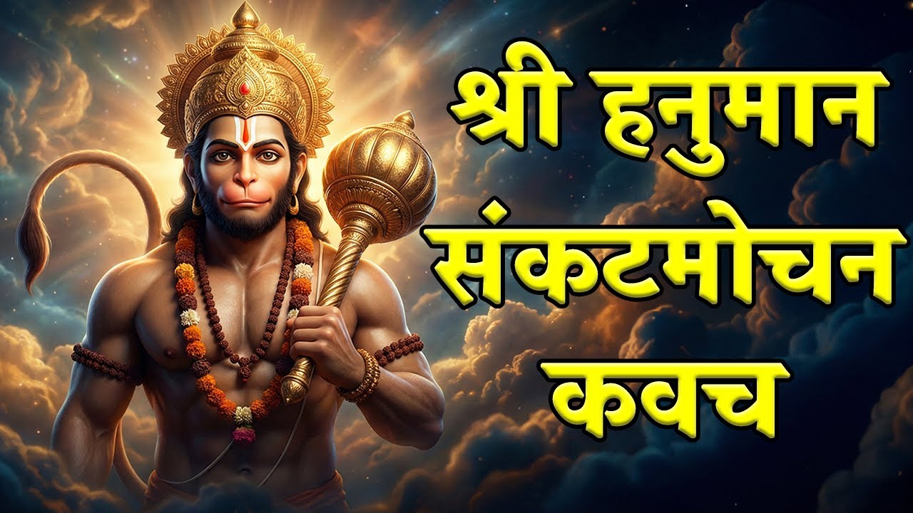 श्री हनुमान संकटमोचन कवच | Sankat Mochan Hanuman Kavach | Fear & Obstacle Removal Stotra
