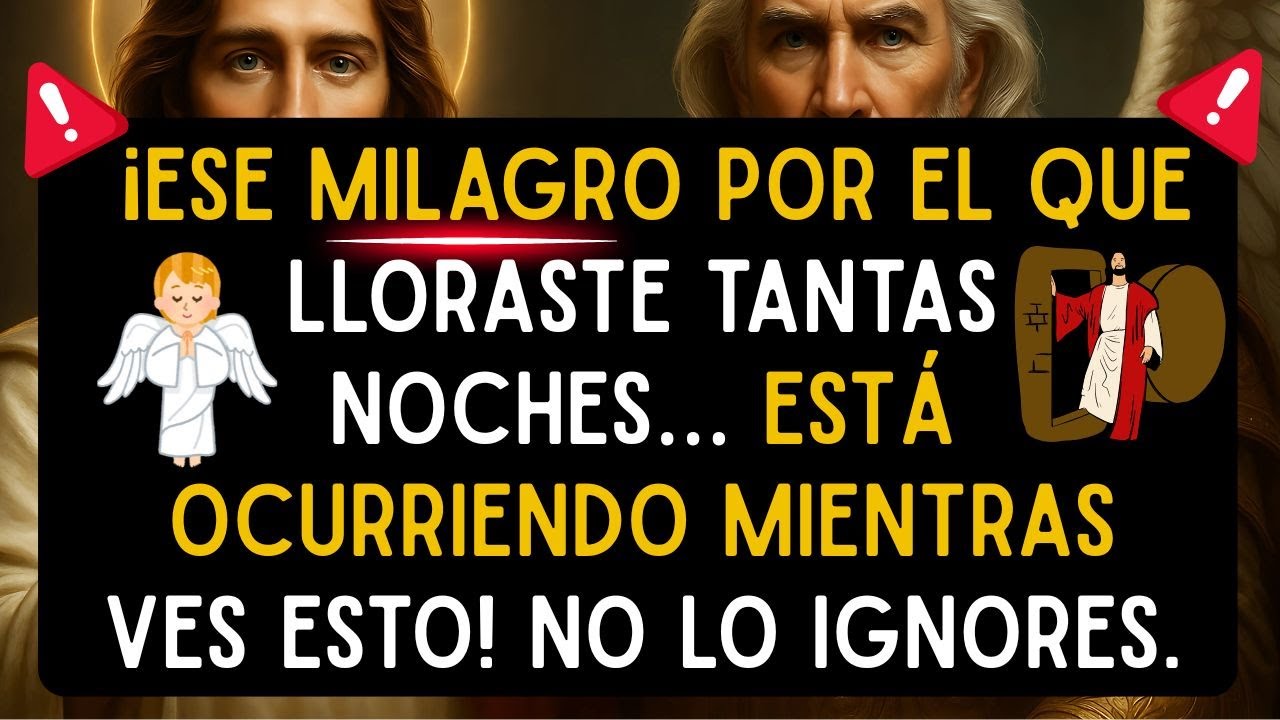 ¡ÁBRELO YA! JESÚS ESTÁ TOCANDO TU VIDA CON UN MILAGRO AHORA!