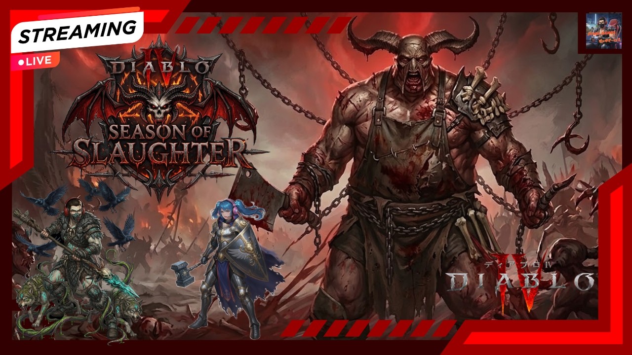【ディアブロ４/S12】ブッチャードルイドになってシーズン１２を遊び尽くす!!!【Diablo Ⅳ/PS5版】