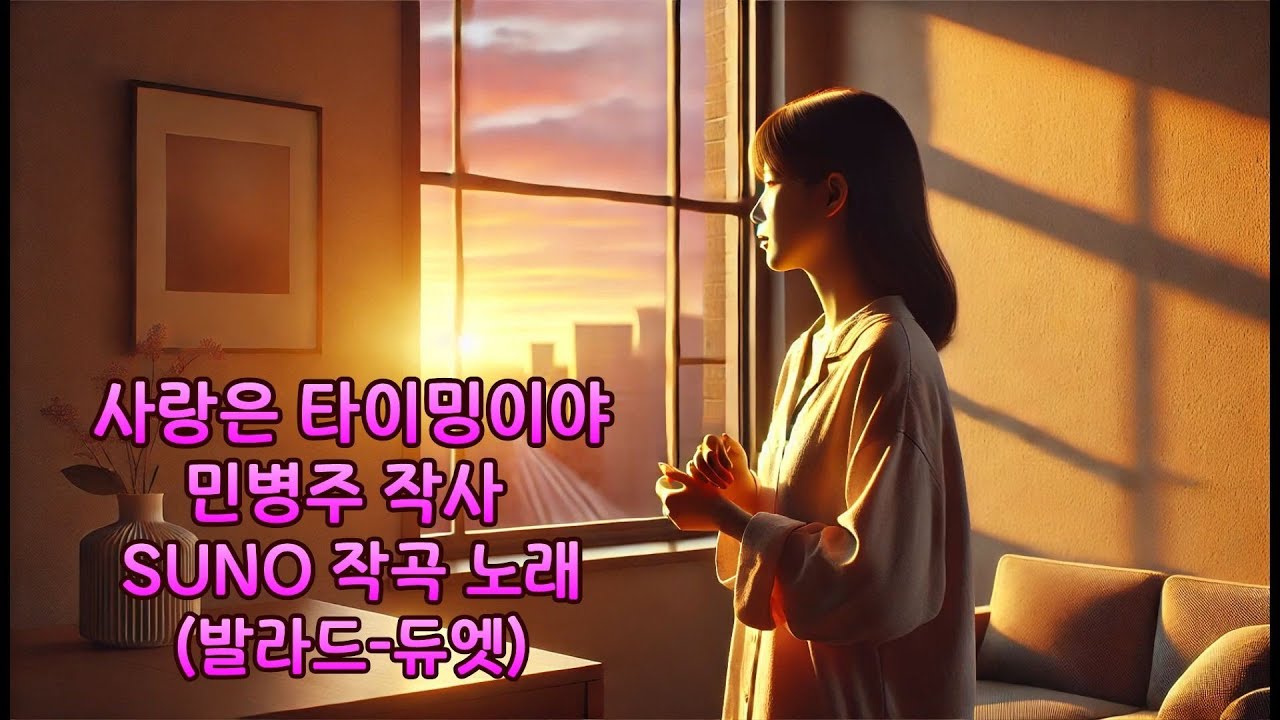 사랑은 타이밍이야 - 민병주 작사 / SUNO 작곡 노래 (발라드-듀엣)