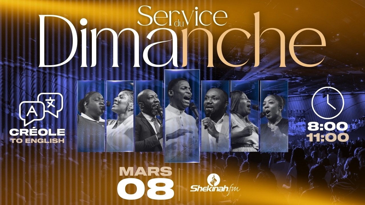 Service Du Dimanche | 03/08/26 | Gregory Toussaint | Shekinah.fm