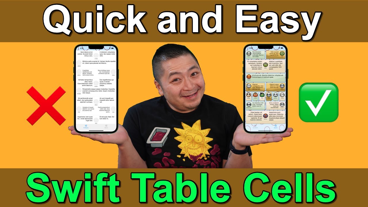 Quick and Easy Tutorial for Swift Table Cells