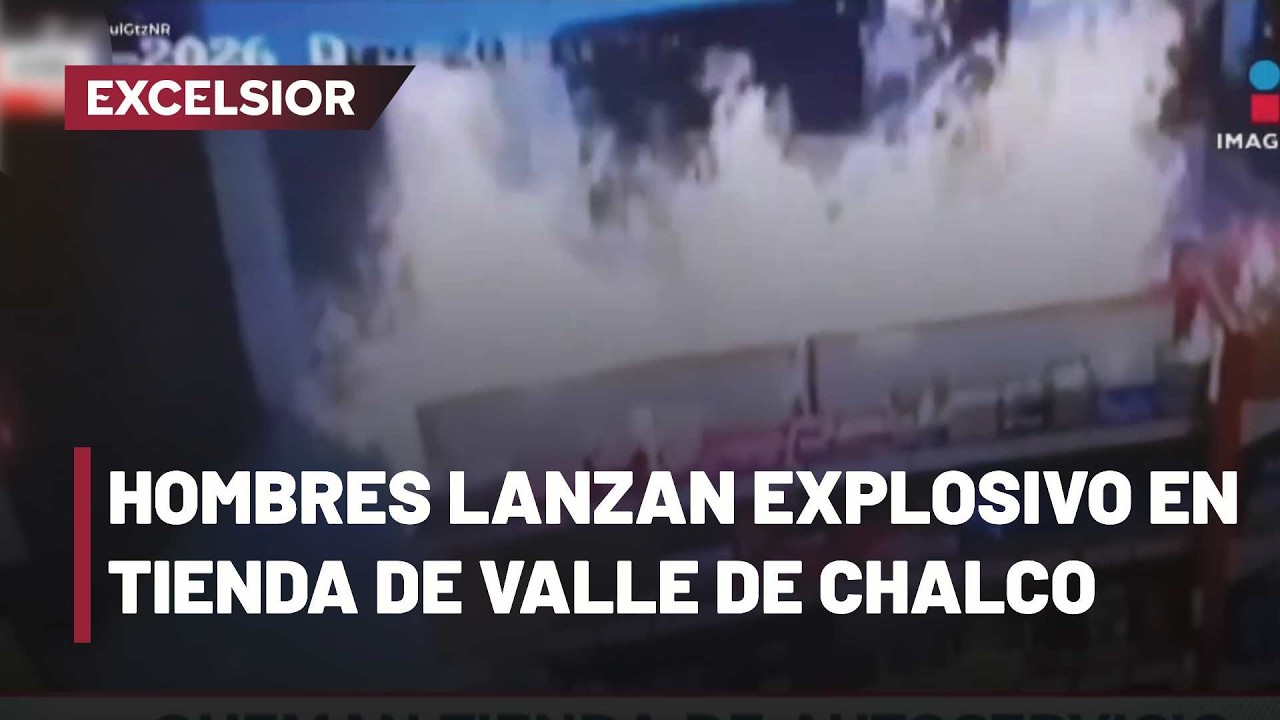 Incendian tienda de autoservcicio en Valle de Chalco, Edomex