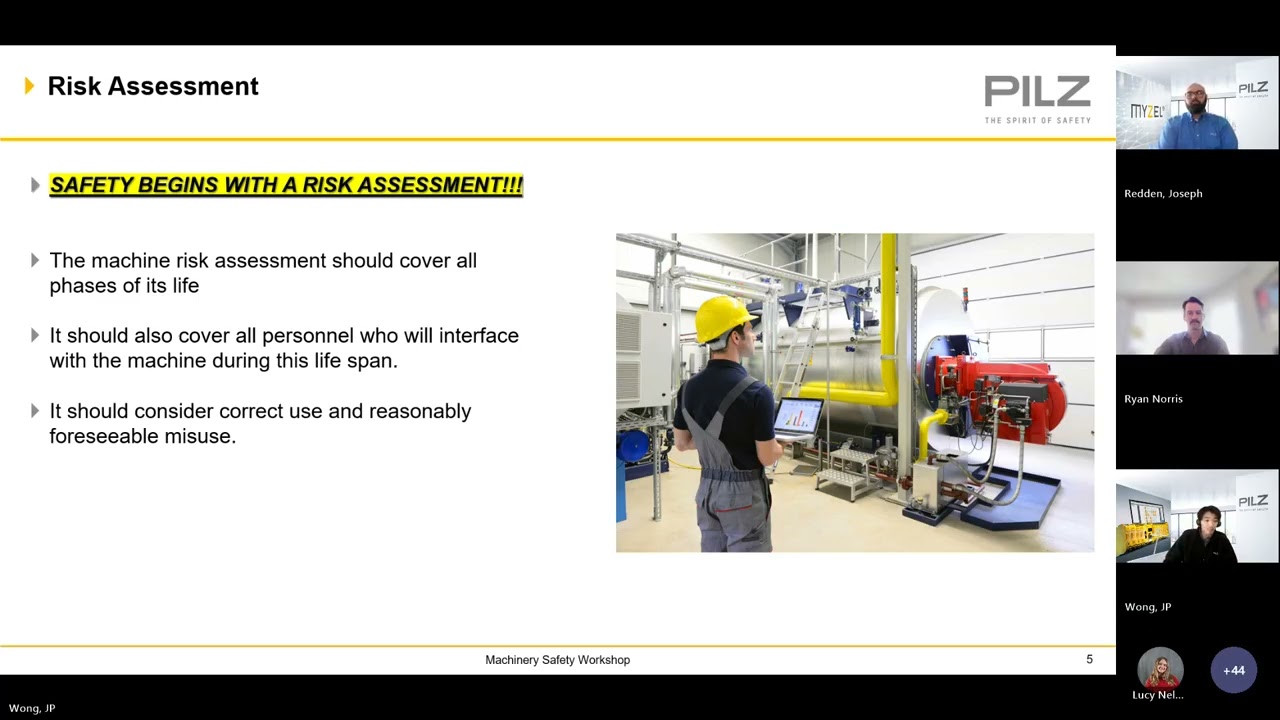 PILZ Mastering Manufacturing Risk Assessment
