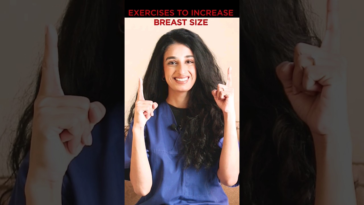 Exercises to increase breast size #cupsize #shorts