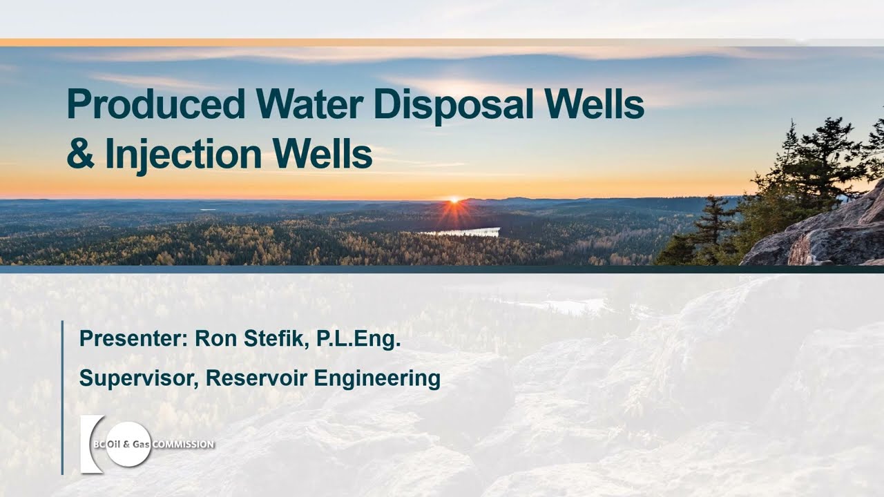 Produced Water Disposal Wells & Injection Wells Webinar