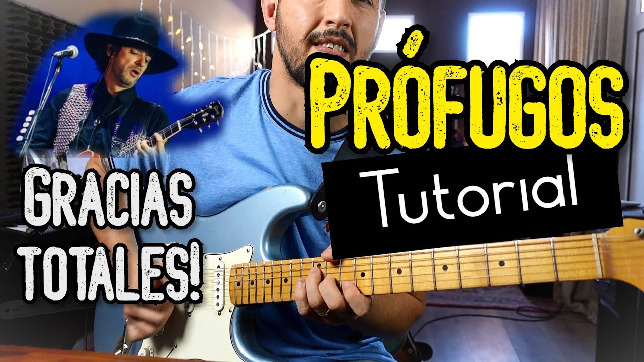 Tutorial PRÓFUGOS Soda Stereo - Me verás volver gira 2007 (Guitarra eléctrica)