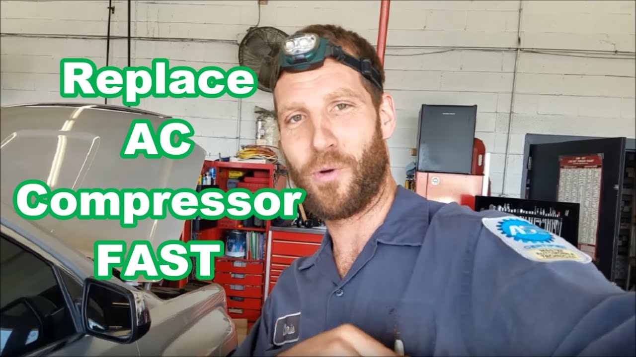 GMC Terrain 3.0L AC COMPRESSOR REPLACEMENT how to replace remove on 2011 chevy gm Traverse