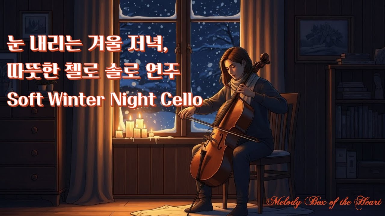 [playlist] 🎻겨울 저녁, 따뜻한 첼로 연주 | 휴식·명상·힐링·공부 음악🎻Relaxing Solo Cello Music for Calm#겨울피아노 | 겨울첼로연주 🎻