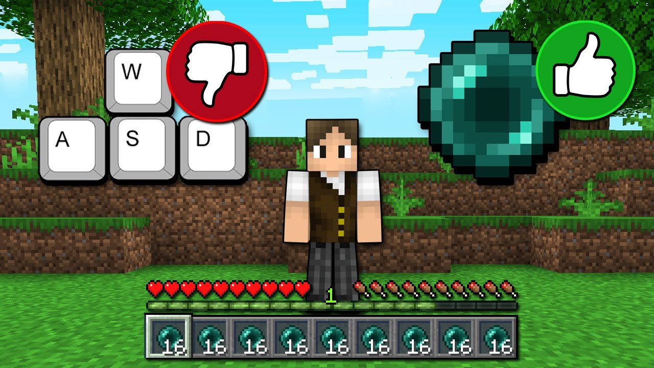 MINECRAFT, MAS EU SÓ POSSO ME MOVER POR ENDER PEARL!