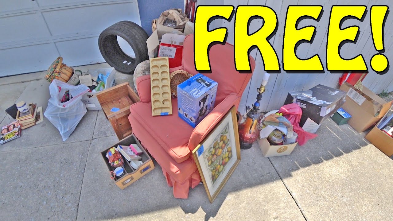 NEXT BEST THING TO DUMPSTER DIVING! Free Stuff Curb Alert!