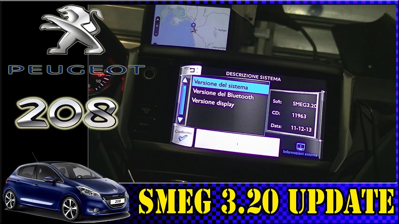 SMEG 3.20 Update / Aggiornamento Peugeot 208