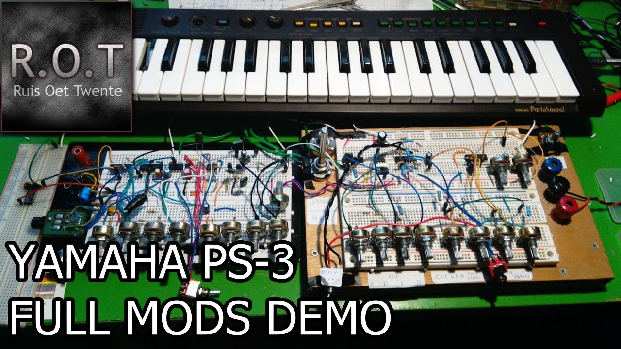 Yamaha PS-3 Synthesizer - Full Mods Demo