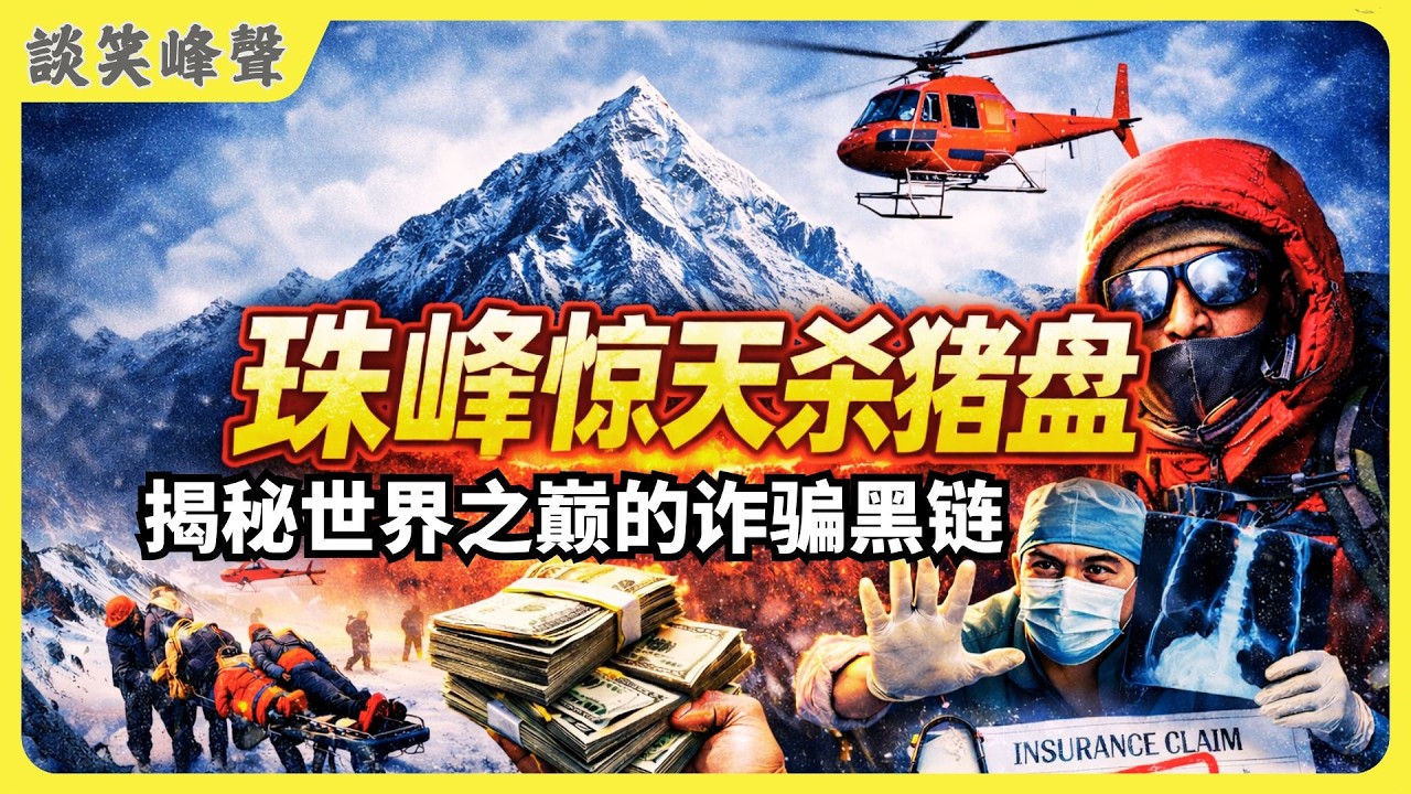 珠穆朗玛峰登山欺诈案震惊全球，神圣雪峰变成欲望的提款机，世界之巅的杀猪盘。最可怕的不是世界第一高峰的万年冰雪，而是永不满足的贪婪人心。