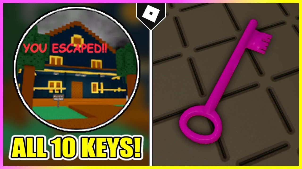 How To Get PIGGY CLASSIC BADGE + ALL 10 KEYS LOCATIONS in The PIGGY HOUSEHOLD! [ROBLOX]