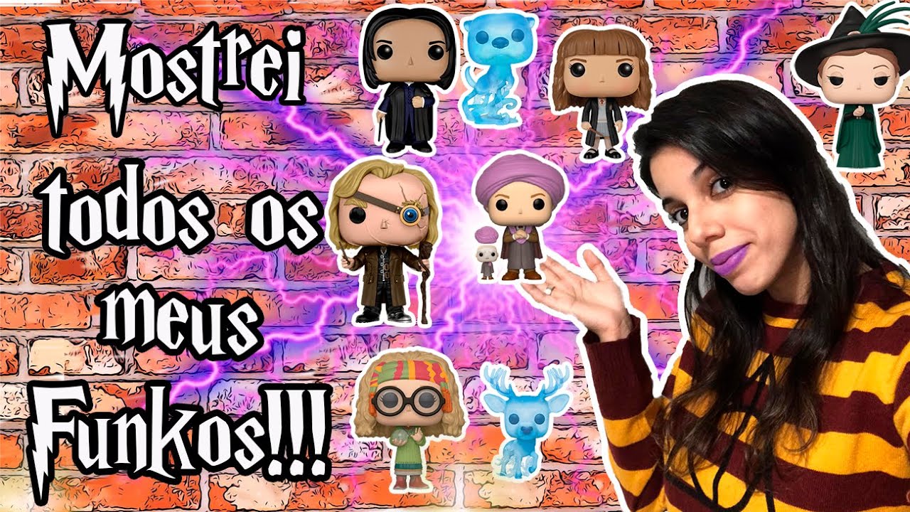 Mostrei toda minha coleção de Funkos de Harry Potter!!!⚡⚡⚡