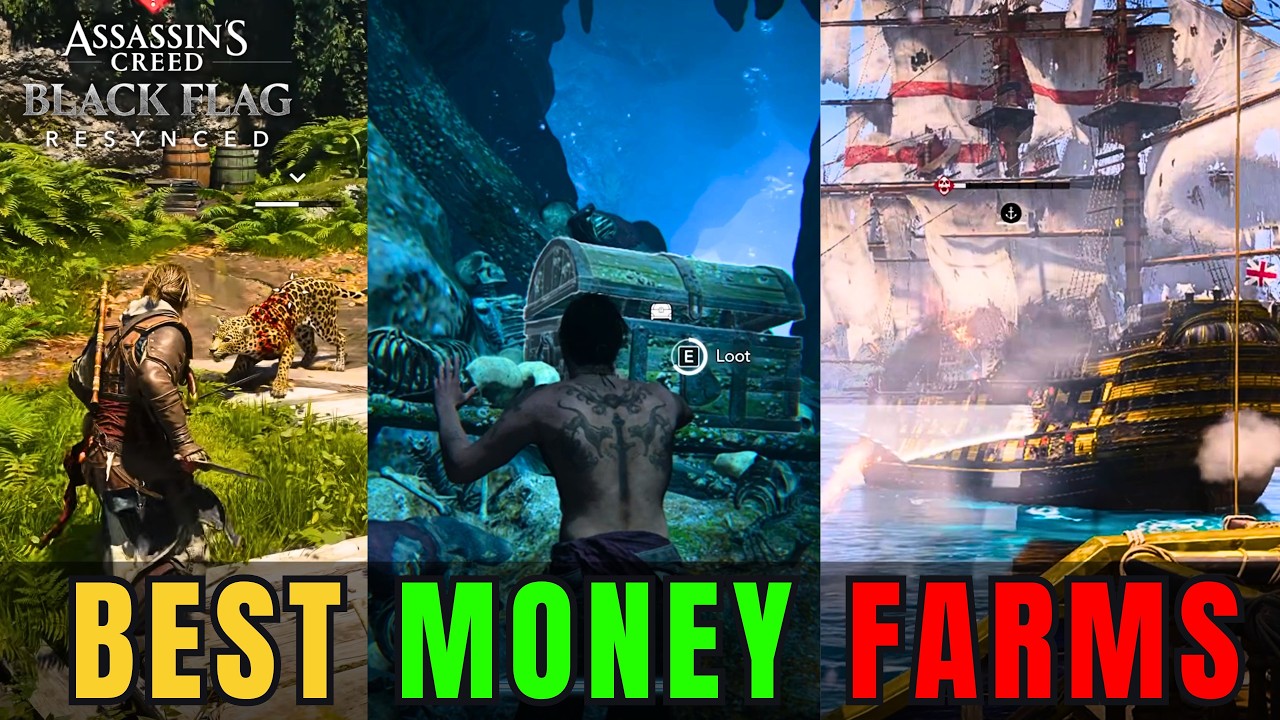 ALL Money Glitches & Farming Methods | AC Black Flag Resynced