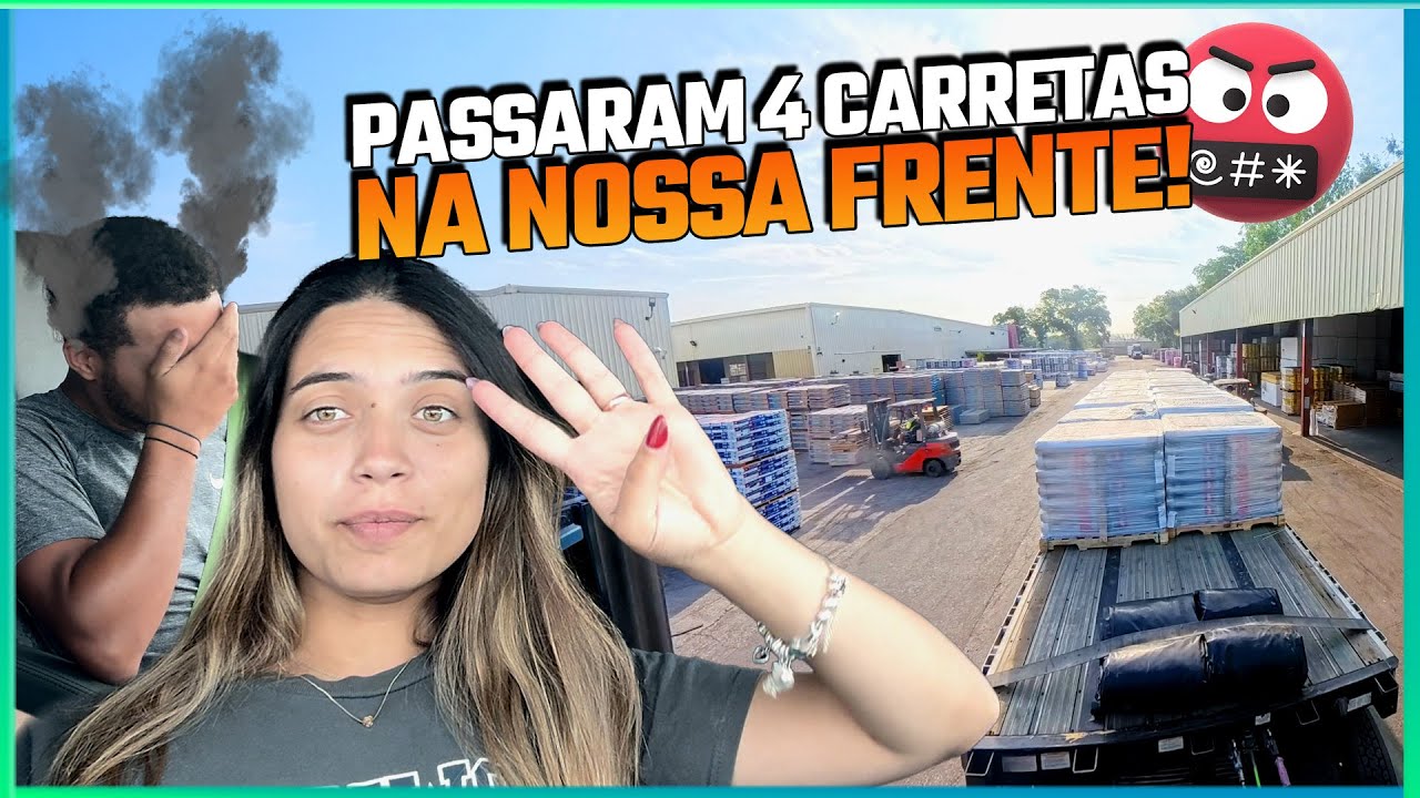 PASSARAM 4 CARRETAS NA NOSSA FRENTE NA DESCARGA! - Vida Real na Estrada 🇺🇸