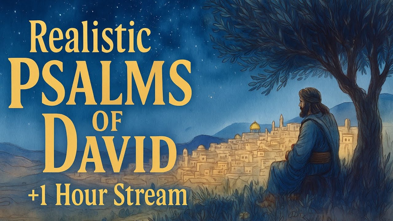 Realistic Psalms of David 1–20 | Ancient Instruments, Harp, Flute & Worship Chant (1+ Hour)