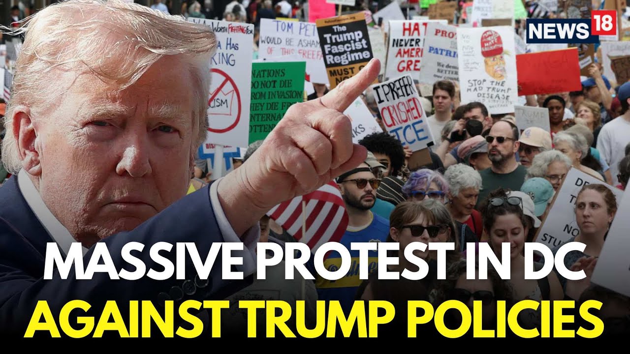 LIVE | STEP DOWN.....US Citizens Reject Trump Policies | Massive Protest Rocks Washington | N18G
