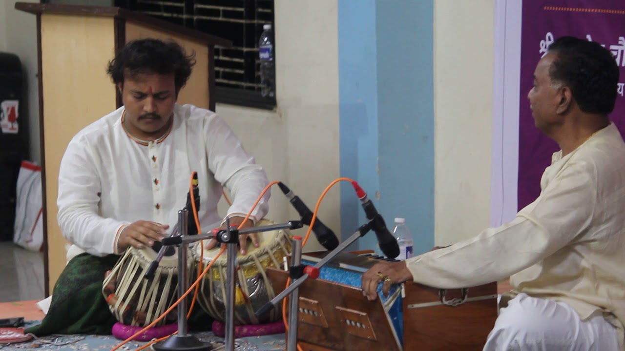 Great Harmonium Player Pt.Abasaheb Parkale Tabla accompaniment Maheshraj Salunke Pune