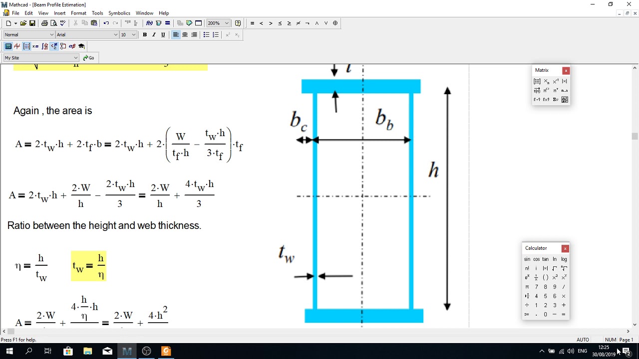 Box beam design optimisation  EUROCODE 1993