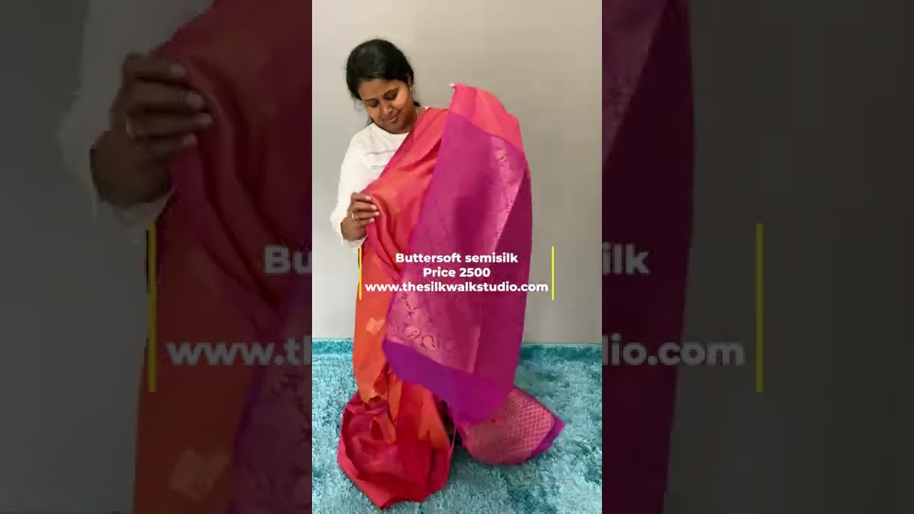 Buttersoft semisilk sarees